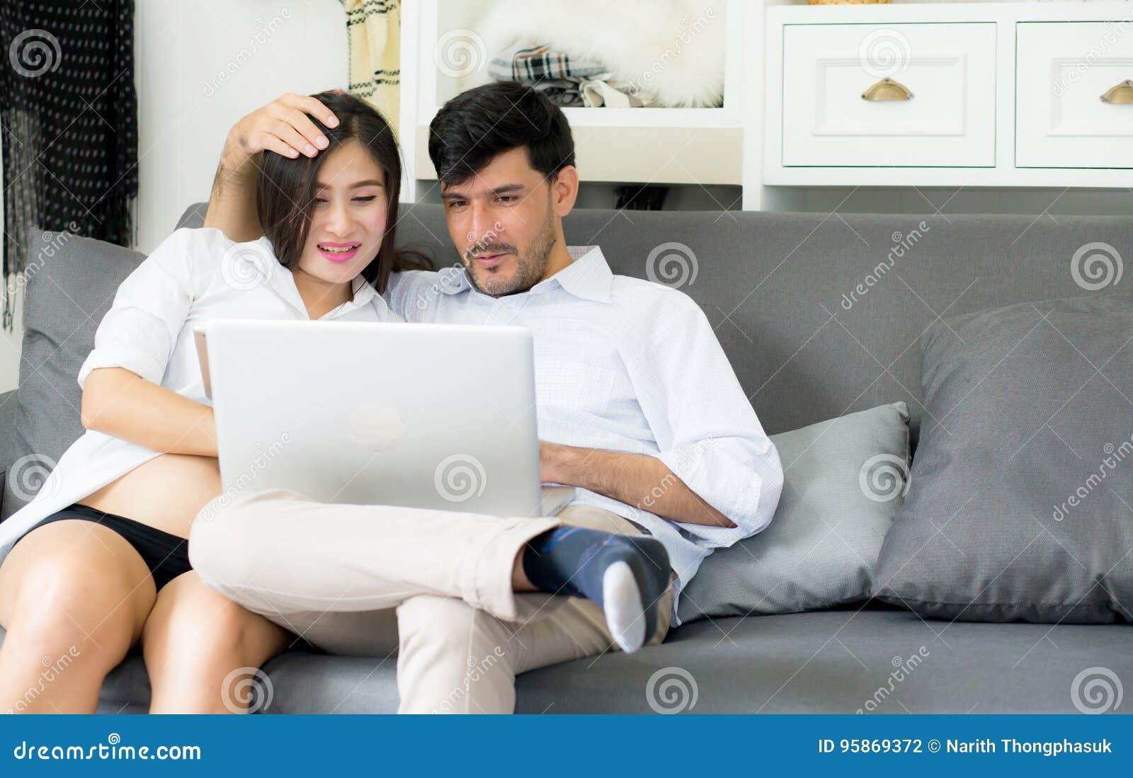 Couple asian POV housewife