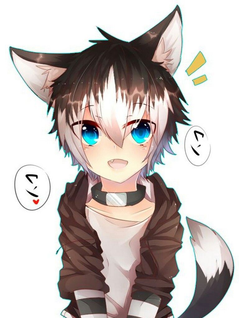 boy wolf Cute anime