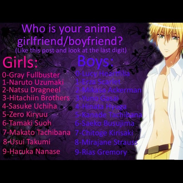 and boyfriend girlfriend Anime
