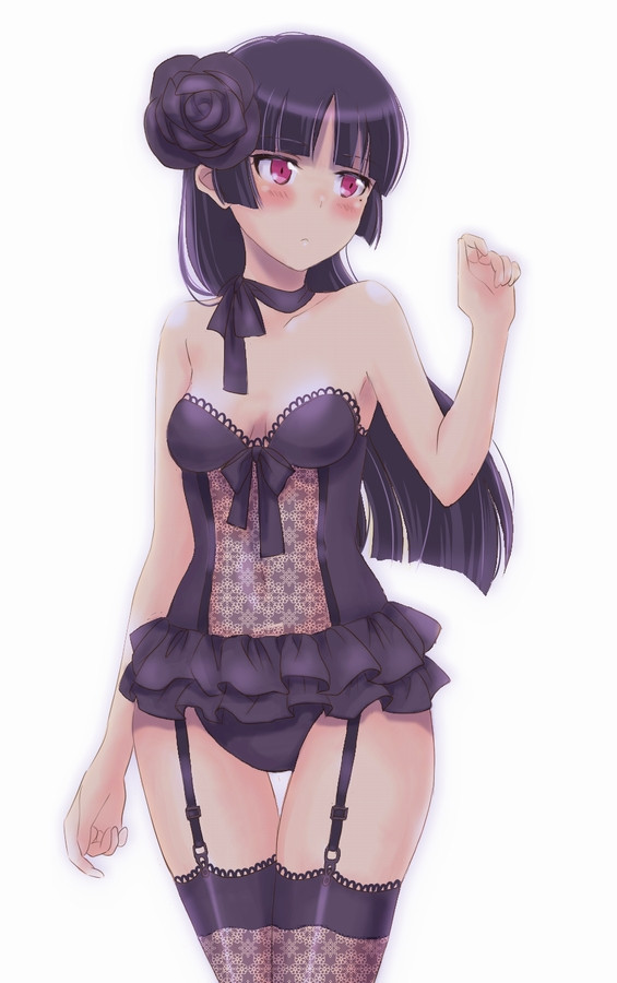 corset in Anime girl