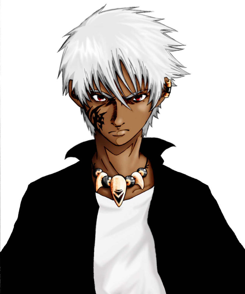 Dark skinned male anime characters