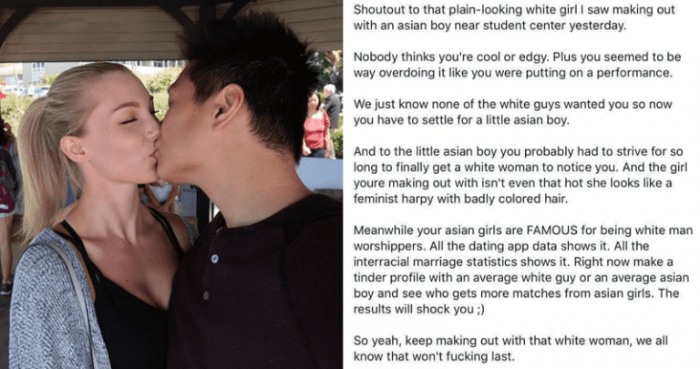 Asian men fucking white girl