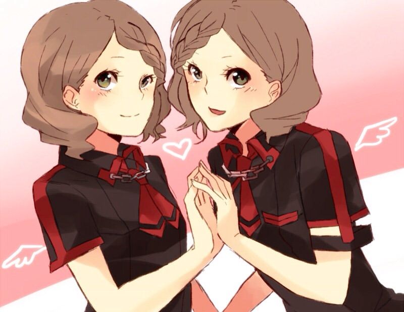 girl Anime twins
