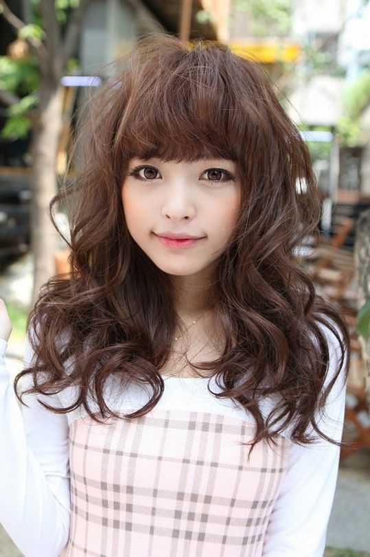 hair Cute secretary long asian