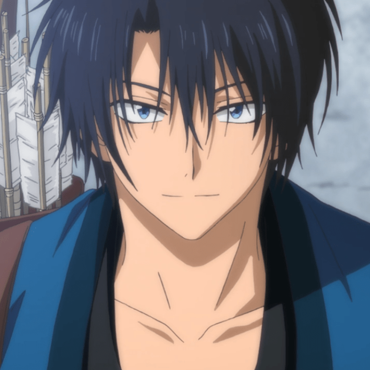 man anime Black hair