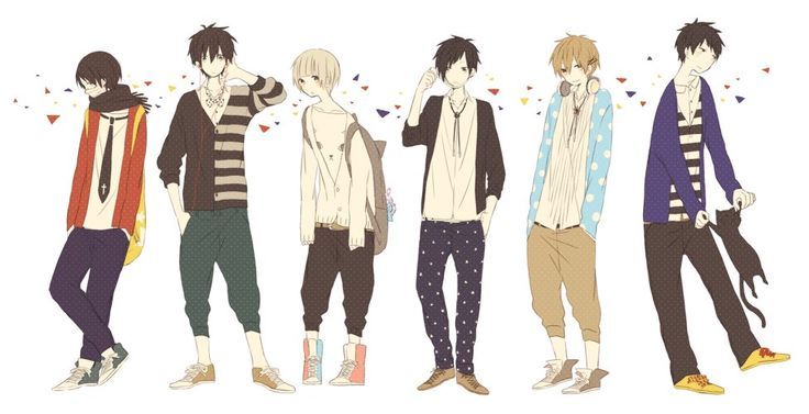 clothes boy Cute anime