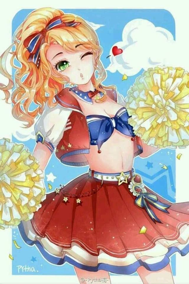 cheerleader Anime girl