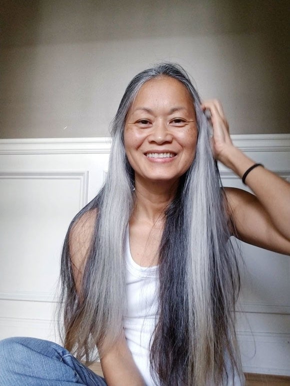 Gray Hair Asian Nude - Gray hair asian women . Nude Photo HQ.