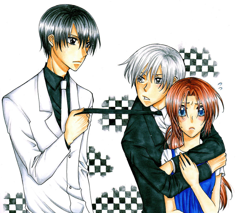 Love triangle anime 2 guys