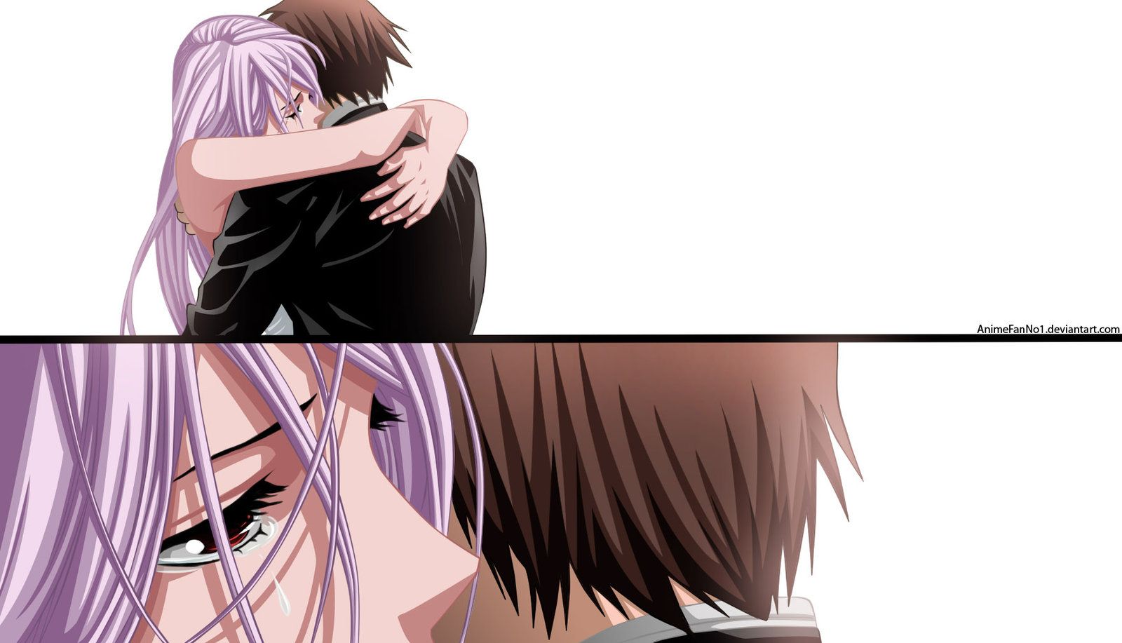 kiss Rosario anime vampire