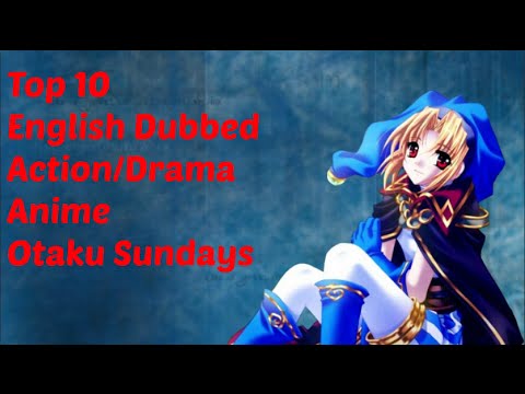 dubbed anime Best action