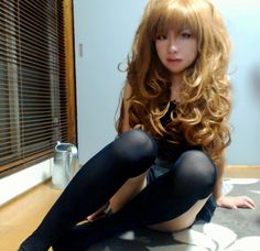 sissy long hair doctor Asian