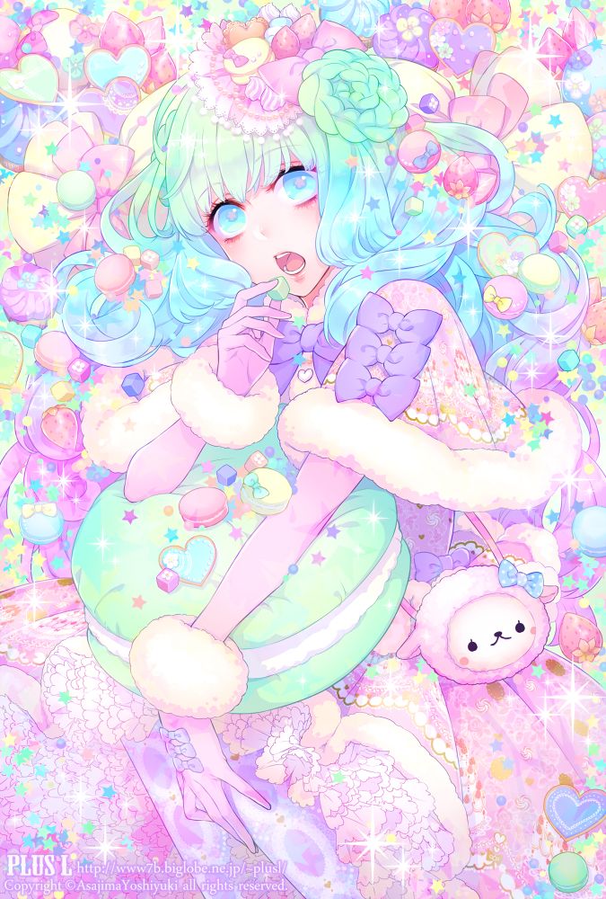 girl anime Cute pastel