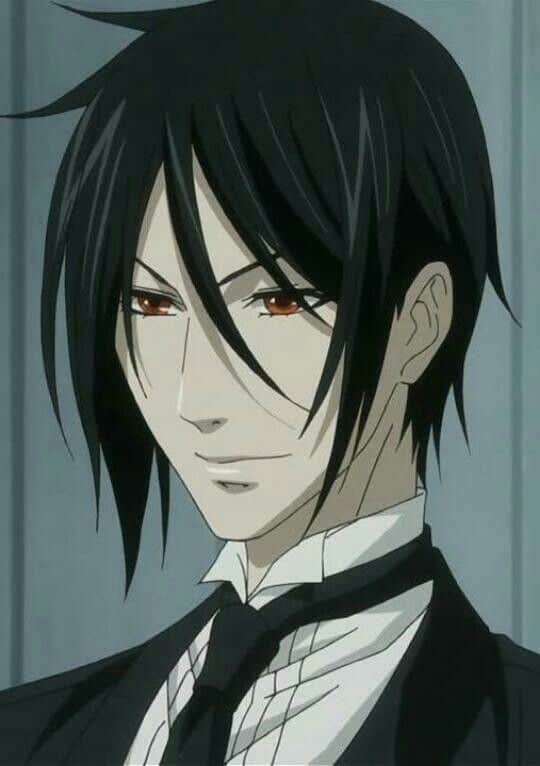 man anime Black hair